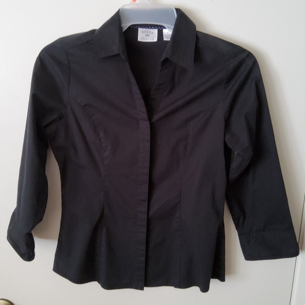 Black button up